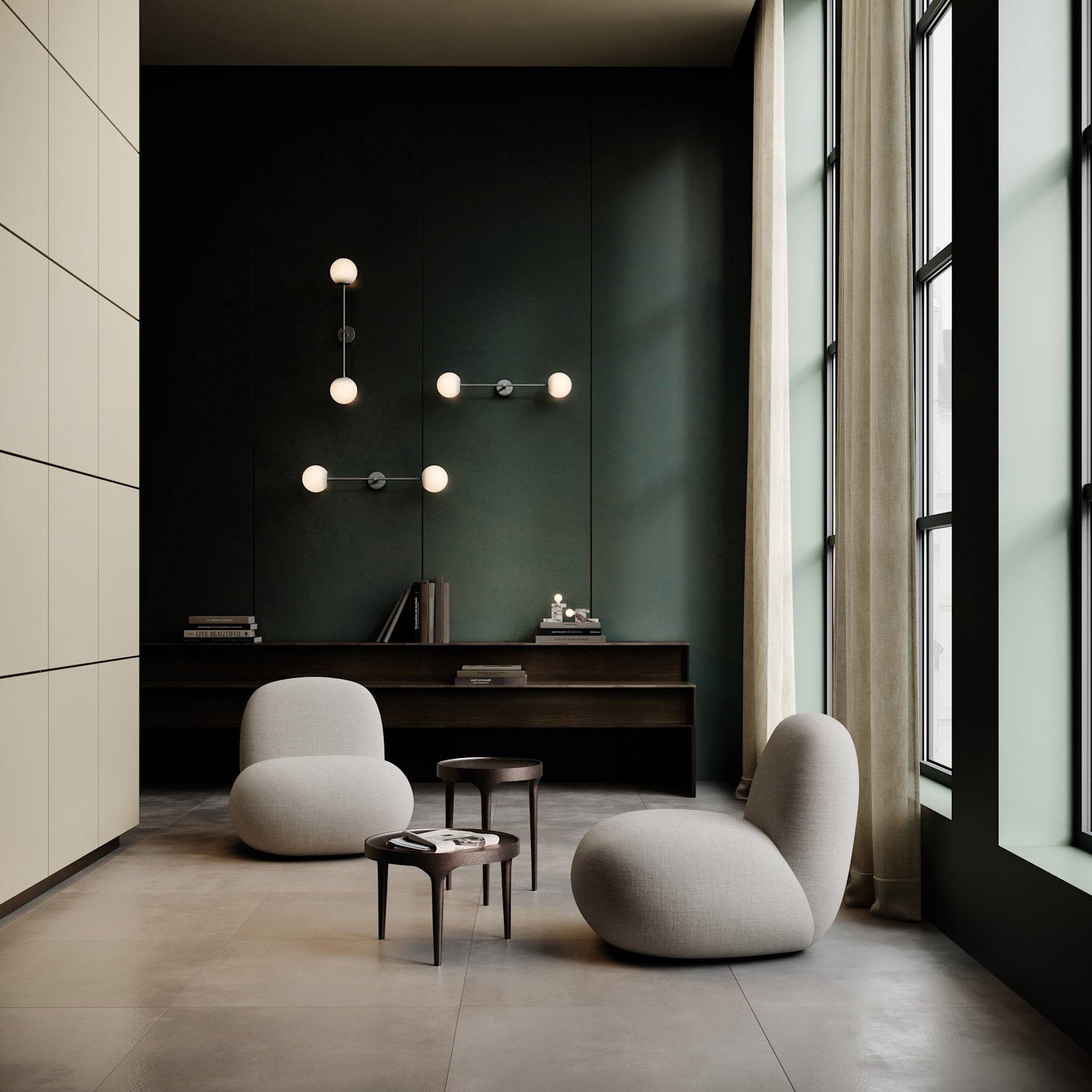 101 Copenhagen - Phantom Table, Low - Burn Antique - Coffee or Side Table